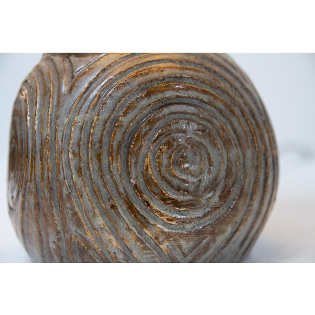 Danish Modern Ceramic Table Lamp by Børge Christoffersen for Chris Haslev, 1960s For Sale - Image 14 of 18