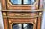 Antique French Bronze Mounted & Inlaid Corner Curio Cabinet Vitrine For Sale - Image 15 of 18