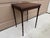 Wood Mid-20th Century Regency-Style Mahogany Faux Bamboo Drinks Table For Sale - Image 7 of 12