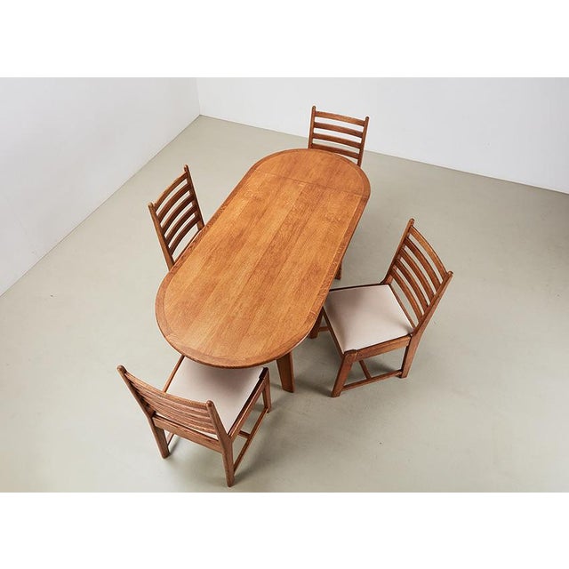 Dining Set by Bas van Pelt for My Home, Netherlands, 1940s, Set of 5 For Sale - Image 4 of 14