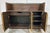 Modern Modern Wood and Cooper Three Door Bar Cabinet For Sale - Image 3 of 8