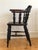 Sturdy Danish wooden armchair in the Windsor tradition, a local interpretation of the classic English design. The chair...