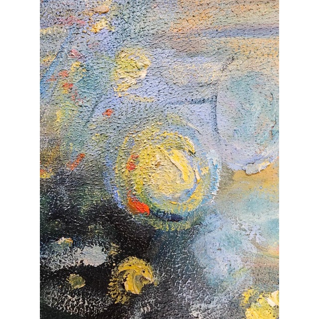 Yellow Patrick Murphy Landscape Oil on Canvas on Panel, Signed & Framed For Sale - Image 8 of 12