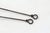 1990s 1990s Black Wrought Hotdog or Marshmallow Skewers in Male and Female Forms For Sale - Image 5 of 7
