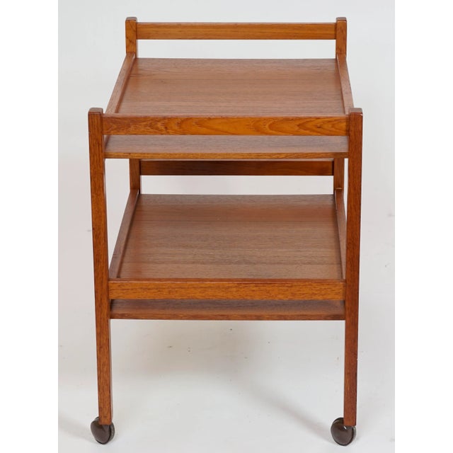 Mid-Century Modern Mid 20th Century BRDR Furbo Teak Serving Cart For Sale - Image 3 of 12