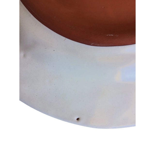 Vintage MacKenzie Childs Madison Hand Painted Pottery Dinner Plates - Set of 3 For Sale - Image 9 of 9