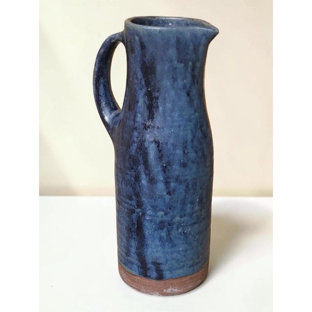 Mid-Century Modern Stoneware Pitcher from J&N Pierlot Ratilly, 1960s For Sale - Image 3 of 10