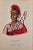 This is an original 19th century hand-colored McKenney and Hall lithograph of a Native American entitled "Tah-Ro-Hon, An...