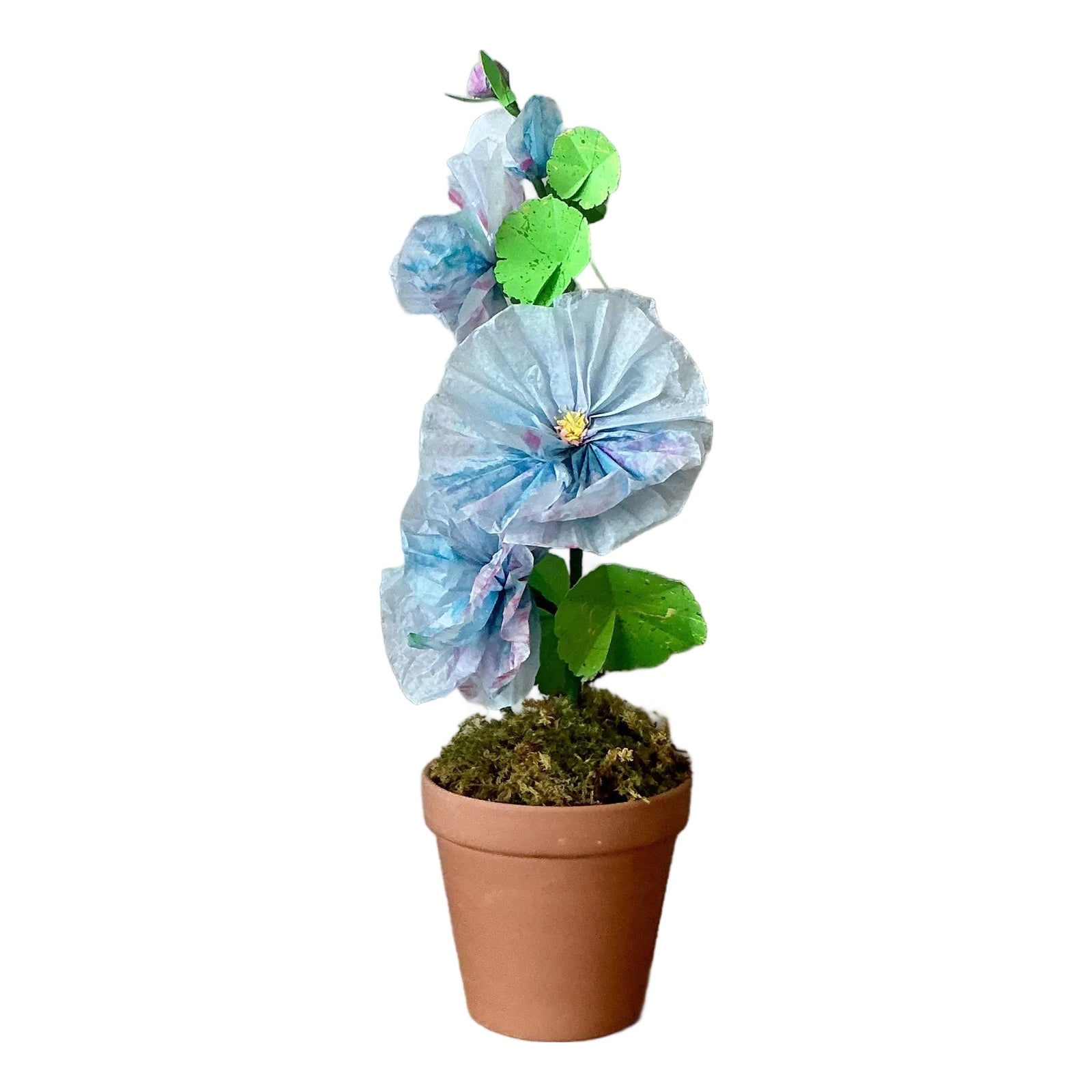 Contemporary Hand Rolled Paper Flowers | Chairish