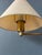 Beige Golden Hollywood Regency Swing Arm Wall Lamp with Beige Shade For Sale - Image 8 of 11