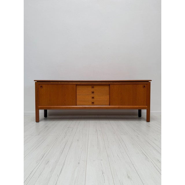 Vintage Danish Teak Sideboard attributed to H.W. Klein for Bramin, 1960s For Sale - Image 15 of 15