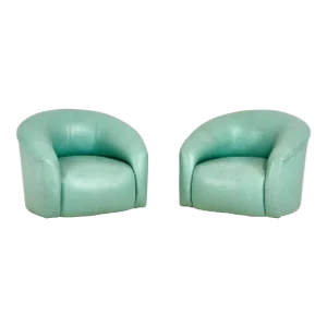 1970's Sally Sirkin Lewis Lounge Chairs