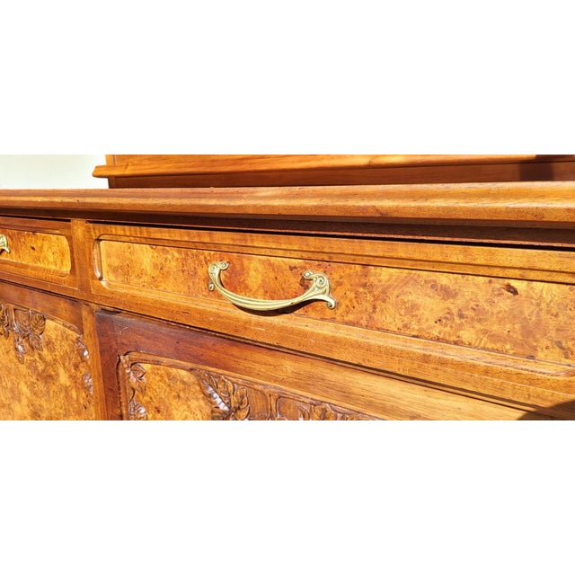 Art Nouveau Nancy School Two-Part Buffet, 1900 For Sale - Image 13 of 14
