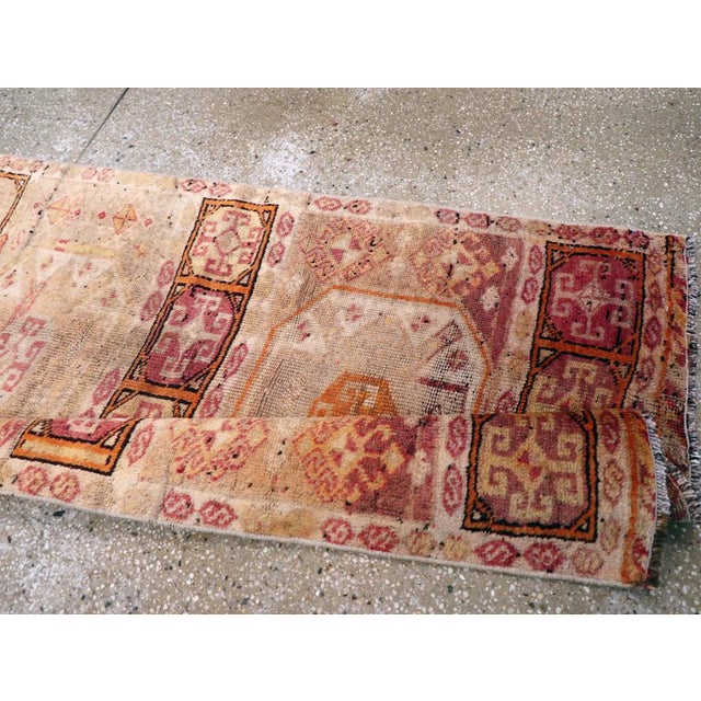 Galerie Shabab Collection Mid-20th Century Turkish Anatolian Runner For Sale - Image 9 of 10