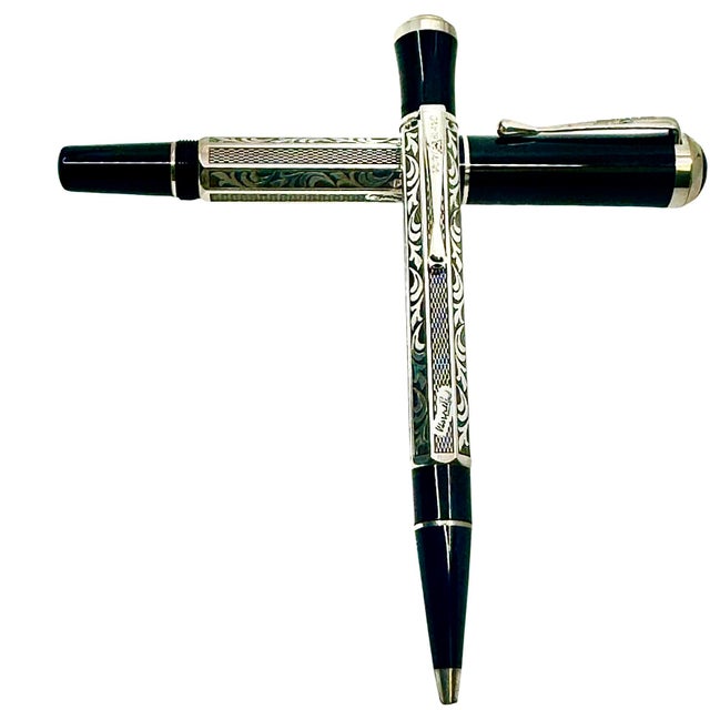 1999 Montblanc Marcel Proust Writers Edition Matching No. 335 Three Piece Set For Sale - Image 12 of 13