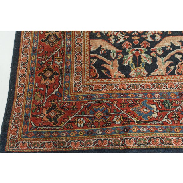 Handmade Antique Persian Sultanabad Rug For Sale - Image 4 of 7