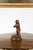 Rustic Black Forest 1890s Carved Wooden Bear Standing on a Circular Base For Sale - Image 3 of 11