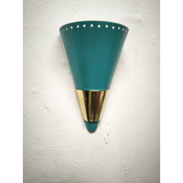 Blue Sputnik Wall Light, 1960s For Sale - Image 8 of 12