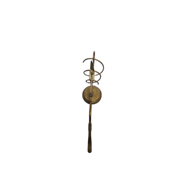Goldenrod Postmodern Wall Lamp, Poland, 1970s For Sale - Image 8 of 8