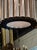 Modern Murano twist glass lanterns with antique brass frames. The chandelier has been professionally rewired, comes with...