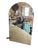 1980s 1980s Flat Triptych Mirror in Arch Shape For Sale - Image 5 of 9