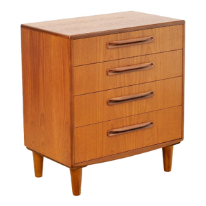 1960s Mid Century Teak Dresser Nightstand by G Plan (2)
