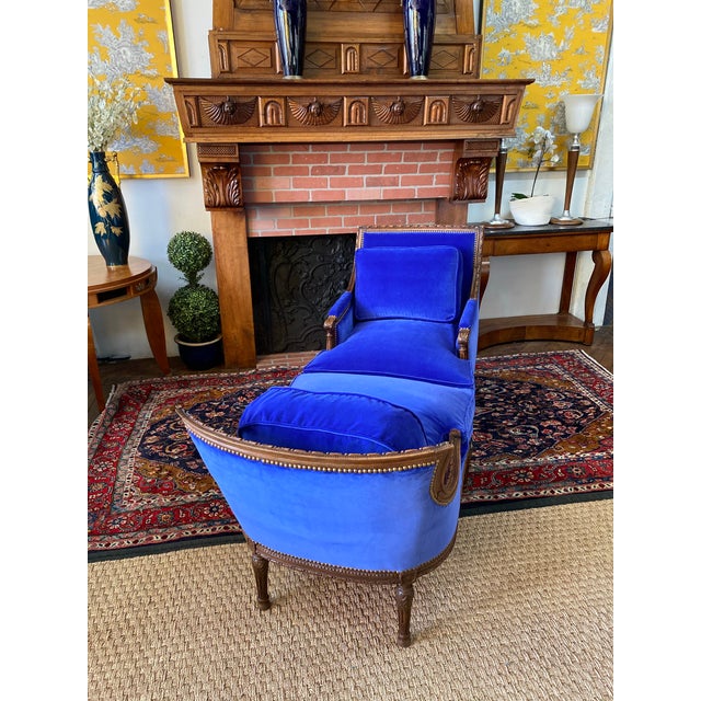 Extremely rare French Louis XVI Duchesse Brisee (Chaise Longue or Lounge chair) by Nicolas-Jean Marchand, circa 1730s....