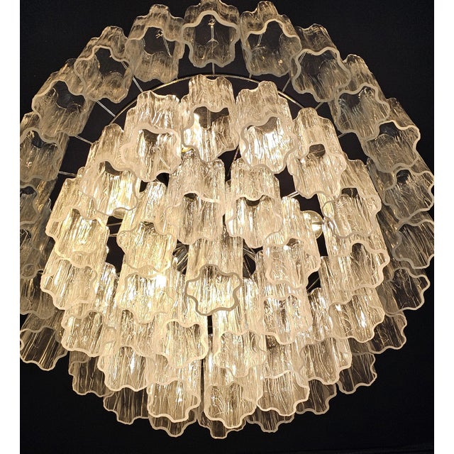 Vintage Murano Glass Ceiling Light in the style of Barovier, Italy, 1980s For Sale - Image 10 of 12