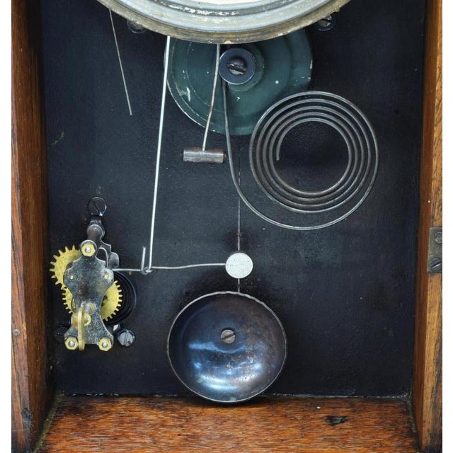 Antique Oak Gingerbread American Pacific Kitchen Clock by E. Ingraham Chairish