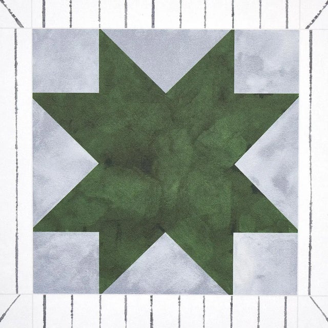 Schumacher Sample - Schumacher x Backdrop Alexander Wallpaper in Dutch Green & Slate For Sale - Image 4 of 6
