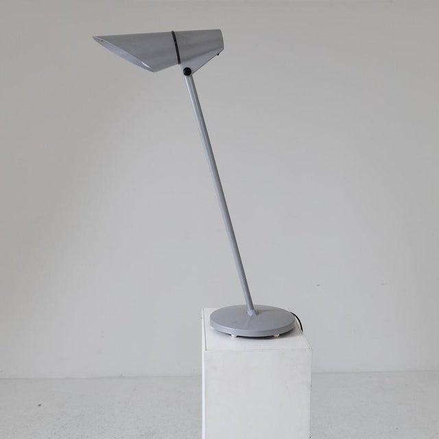 Gray Spy Table Lamp by Herbert Wettstein for Artemide, Italy, 1980s For Sale - Image 8 of 8