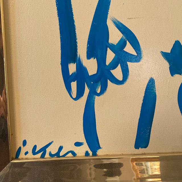 Peter Keil Framed Abstract Painting on Board by Peter Keil For Sale - Image 4 of 6