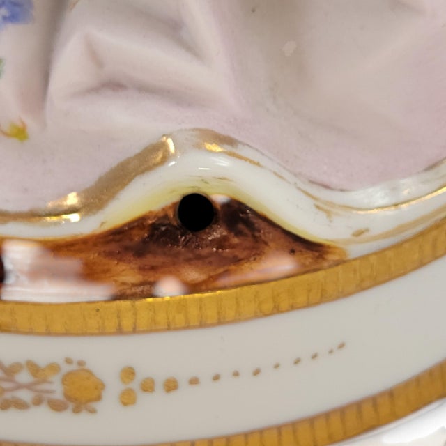 French Porcelain Figures of Vion and Baury, 1870, Set of 2 For Sale - Image 17 of 18