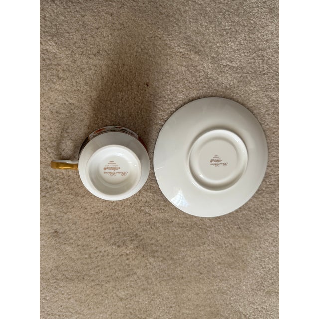 Burgundy Mikasa Bone China Shogun Dinning Set For Sale - Image 8 of 8