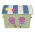 Textile Whimsical Artisan-Crafted Circus Toy Trunk For Sale - Image 7 of 12