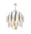Gold Mid 20th Century Mid-Century Modern Italian Murano Glass Icicle Chandelier For Sale - Image 8 of 8