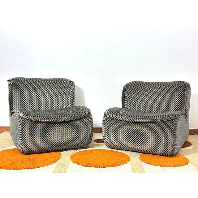 Calida Lounge Chairs by Architect Giudici for Coim, 1970s, Set of 2 For Sale - Image 17 of 17