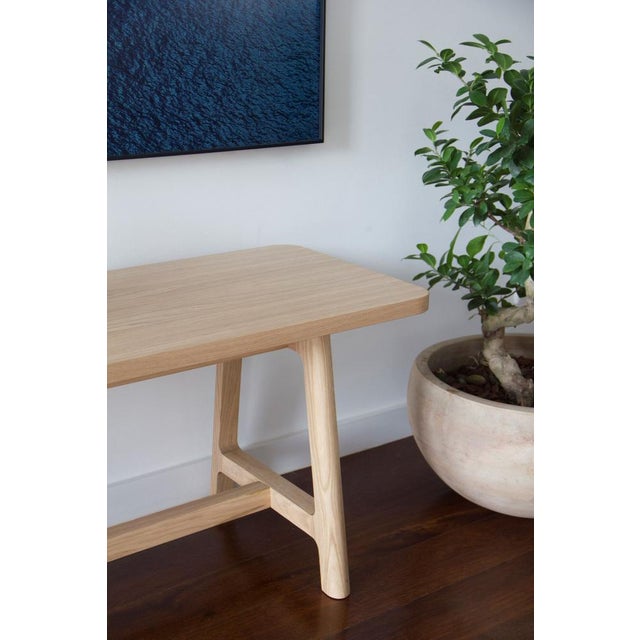 Not Yet Made - Made To Order Minimalist Bench in Oak by Depping & Jørgensen For Sale - Image 5 of 12