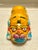 Vintage T'ang Tri-Color Tiger Foo Dog Lion Dragon Crouching Ceramic figurine Chinese Tang Style Tri-Color Glazed Ceramics