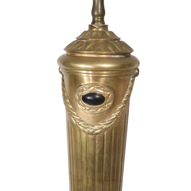 Late 20th Century Neo Classical Brass Table Lamps by Chapman - a Pair For Sale In New York - Image 6 of 13