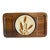 Vintage Goodwood Teak and Ceramic Tile Serving Tray, Wheat Motif, Japan For Sale