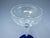 Vintage 1930s Weston Cut Glass Liquor Cocktail Goblets With Floral Design and Cobalt Foot - 7 Pieces For Sale - Image 9 of 13