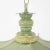 Vintage Green and Gold Chinoiserie Pagoda Tole Chandelier With Hanging Bells For Sale - Image 10 of 17