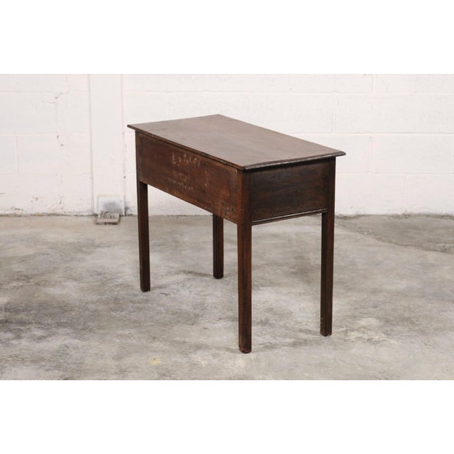 18th Century English Oak Lowboy For Sale - Image 9 of 12