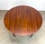 A beautiful walnut mid century modern side table made even more beautiful with a newly restored top, bringing out the...