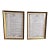 Antique 1700s Framed French Chateau Property Transaction Documents - A Pair For Sale