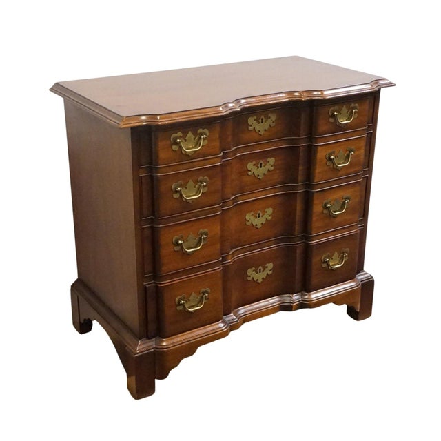 Hickory Chair Furniture Company Hickory Chair Co. Historic James River Collection Solid Mahogany Traditional 35" Gentleman's Chest For Sale - Image 4 of 12