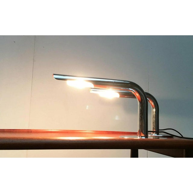 Mid-Century Minimalist Gulp Table Lamps by Ingo Maurer for M-Design, Germany, 1960s, Set of 2 For Sale - Image 17 of 18