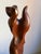 Mid 20th Century Mid Century Abstract Figural Wood Sculpture on Stand For Sale - Image 5 of 12