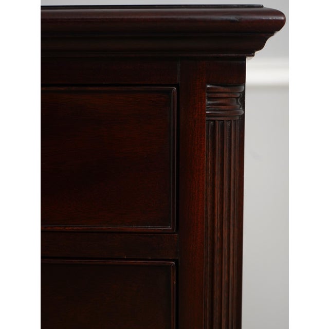 Wood Henkel Harris Mahogany 9 Drawer Dresser For Sale - Image 7 of 18
